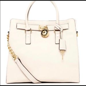 Medium Michael Kors Hamilton Lock Bag